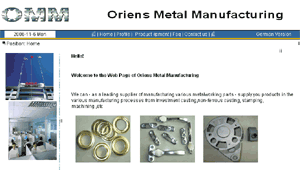 Oriens Metal Manufacturing China